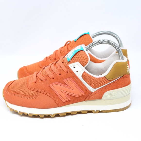 New Balance Shoes | New Balance 574 Wl574xea Surf Orange Running Shoe | Poshmark